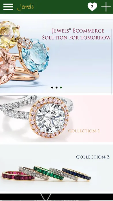 Tangkapan skrin Jewels E-commerce