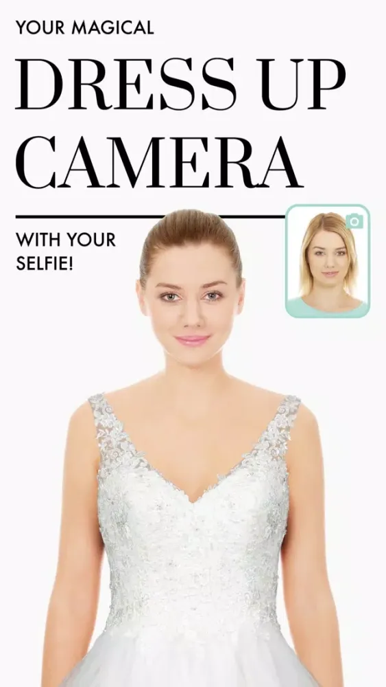 Ảnh chụp màn hình của InDelight: Wedding Dress TryOn