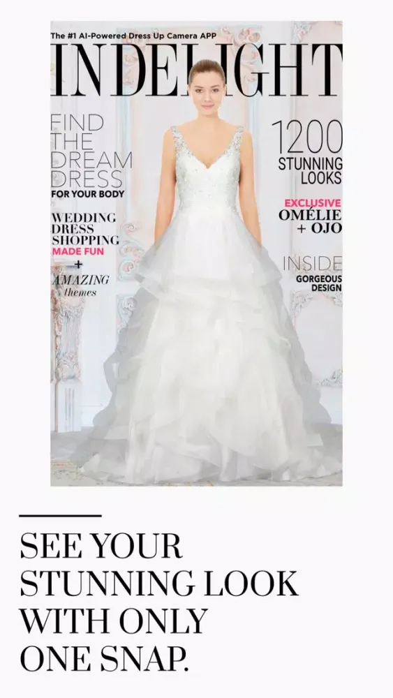 Ảnh chụp màn hình của InDelight: Wedding Dress TryOn