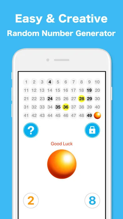 Captures d'écran de iPick49 : Lucky Draw Helper