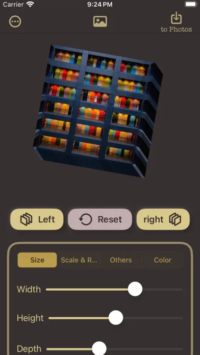 Photo3D : 3D Rectangle Effect 스크린샷