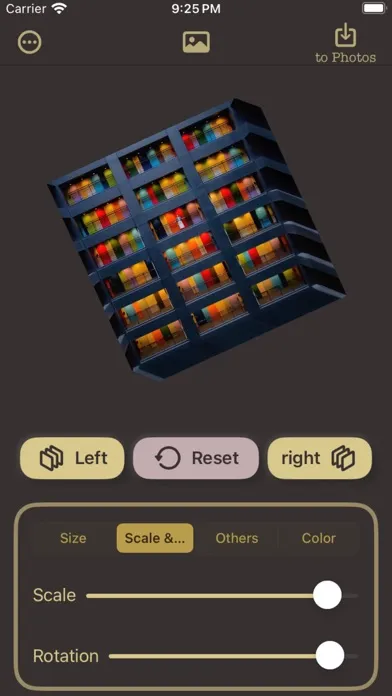 Photo3D : 3D Rectangle Effect 스크린샷