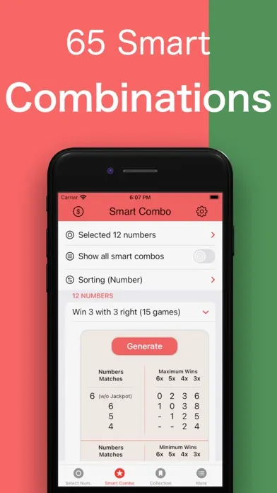 صور Smart6 : Lotto Combo Helper