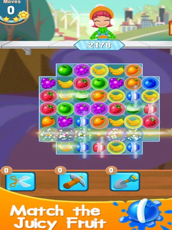 Capturas de pantalla de Fruit Candy Smash Puzzle iPad 