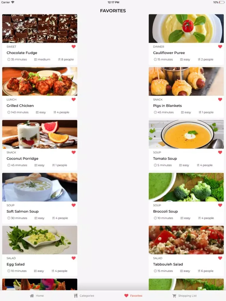 Paleo iPad  Ekran Görüntüleri