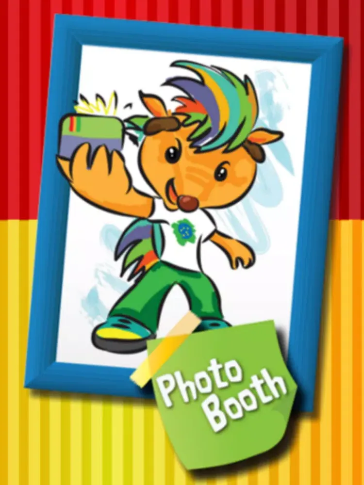 Soccer Photo Booth - IG Photo Editor Booth, Funny Face Maker for the world Soccer Showdown Football Cup iPad 应用截图