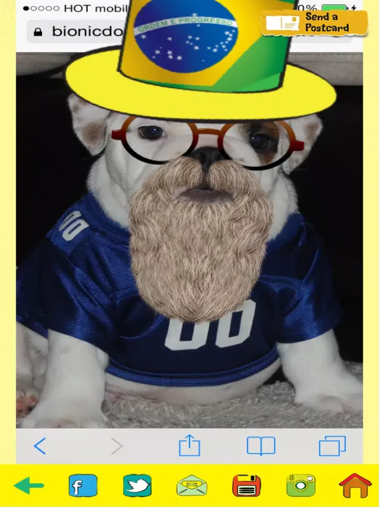 Soccer Photo Booth - IG Photo Editor Booth, Funny Face Maker for the world Soccer Showdown Football Cup iPad 应用截图