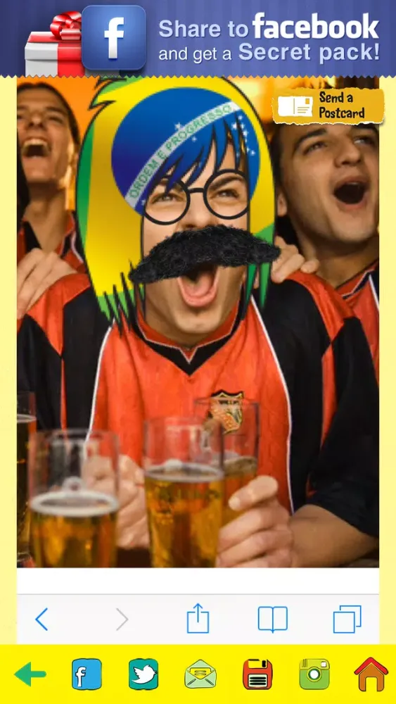 Soccer Photo Booth - IG Photo Editor Booth, Funny Face Maker for the world Soccer Showdown Football Cup应用截图