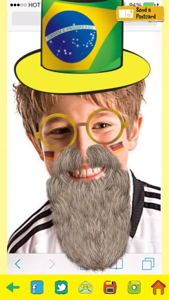 Soccer Photo Booth - IG Photo Editor Booth, Funny Face Maker for the world Soccer Showdown Football Cup应用截图