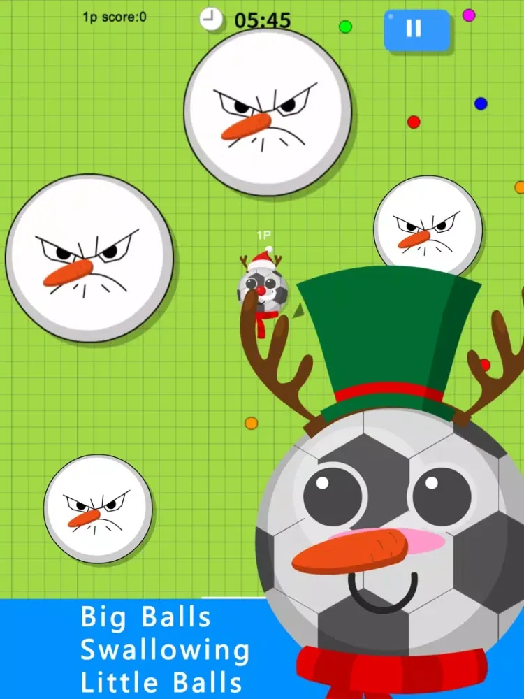 Captures d'écran de 2 Player Balls War iPad 