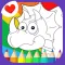 Cute Dino Coloring - Drawing Painting Graffiti Dino Picture Book