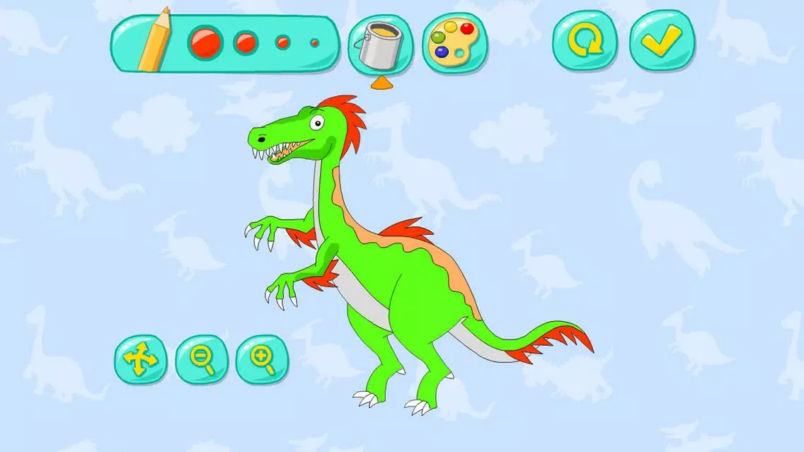 Capturas de tela do Cute Dino Coloring - Drawing Painting Graffiti Dino Picture Book