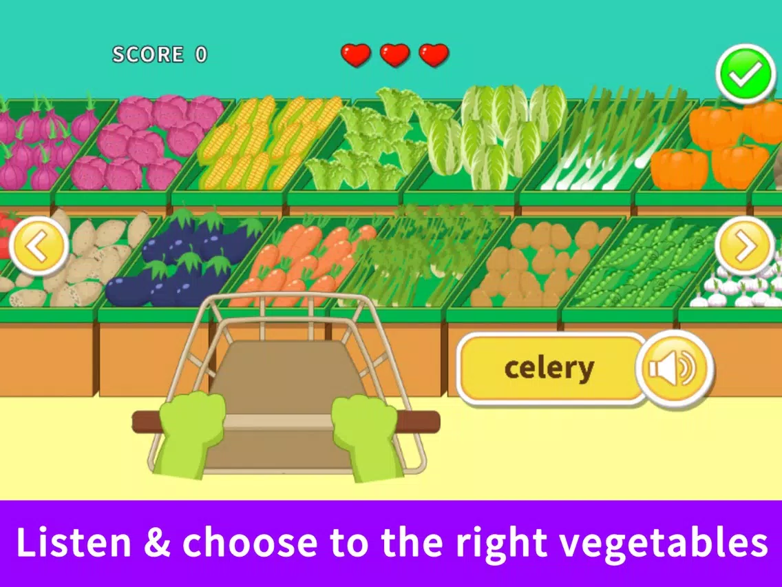Draw And Learn Vegetables iPad  Ekran Görüntüleri