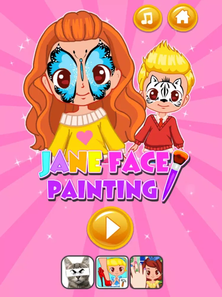 Jane Face Painting iPad  スクリーンショット