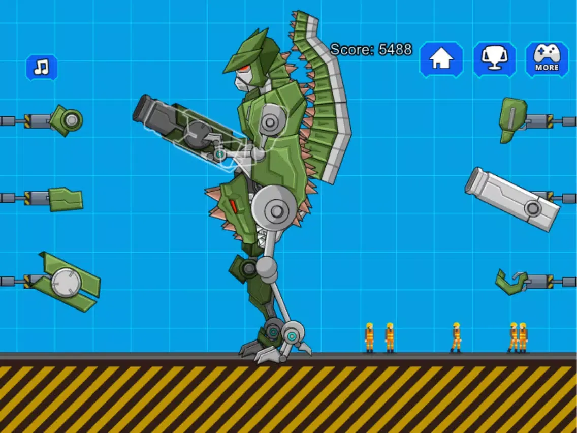 Скриншоты Robot Dinosaur War Giganotosaurus iPad 