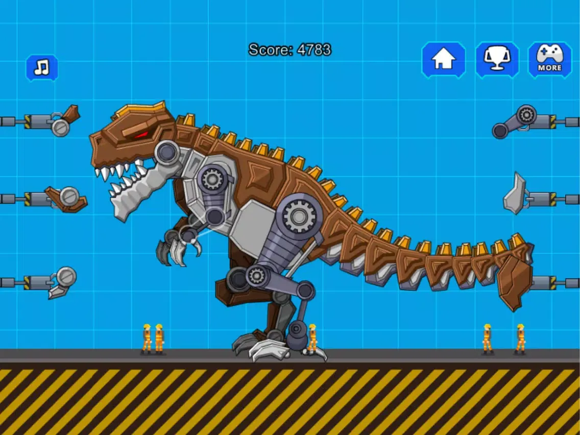 Robot Terminator T-Rex iPad  Screenshots