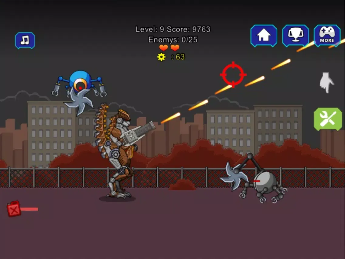 Robot Terminator T-Rex iPad  Screenshots
