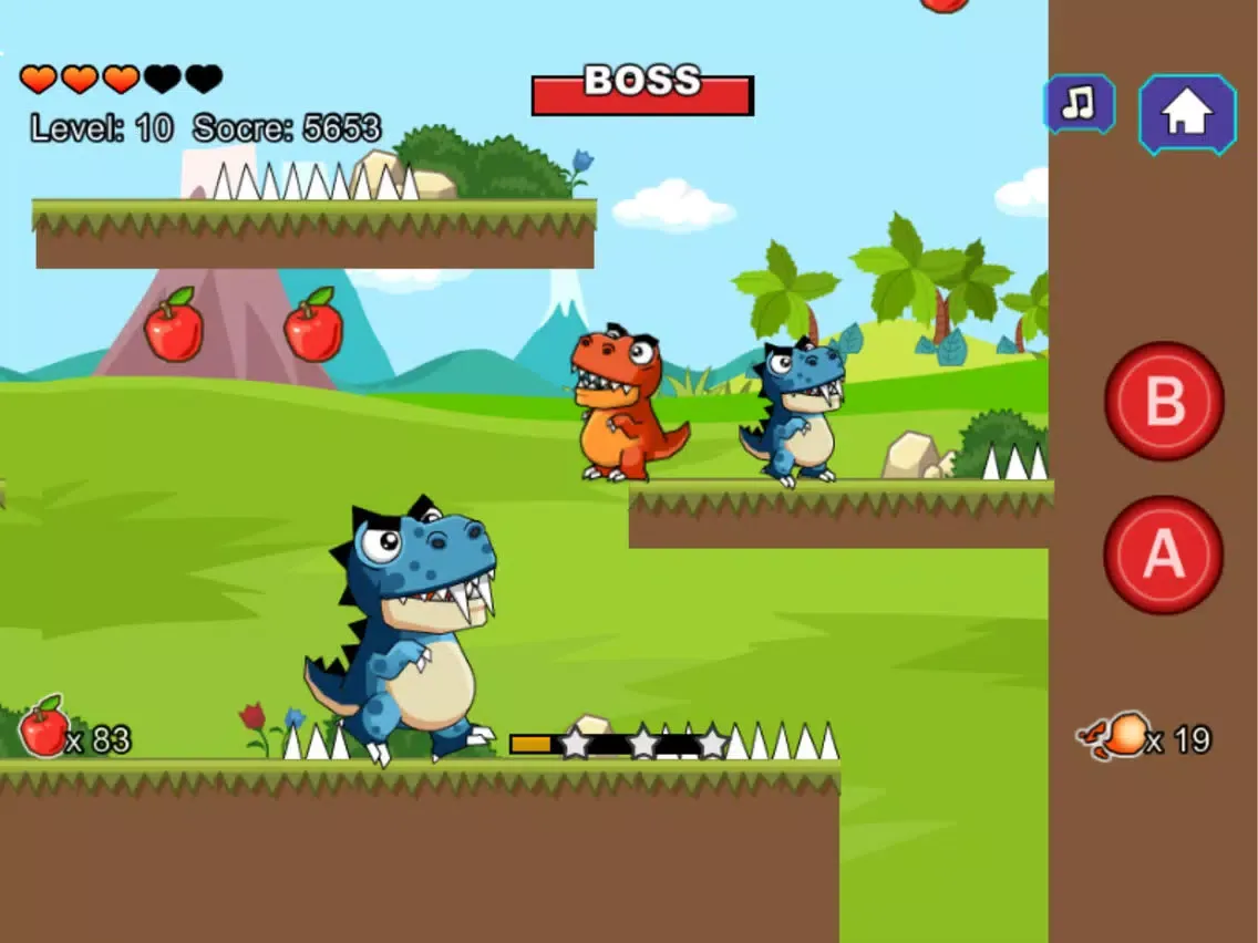 Tangkapan layar T-Rex World Adventure iPad 