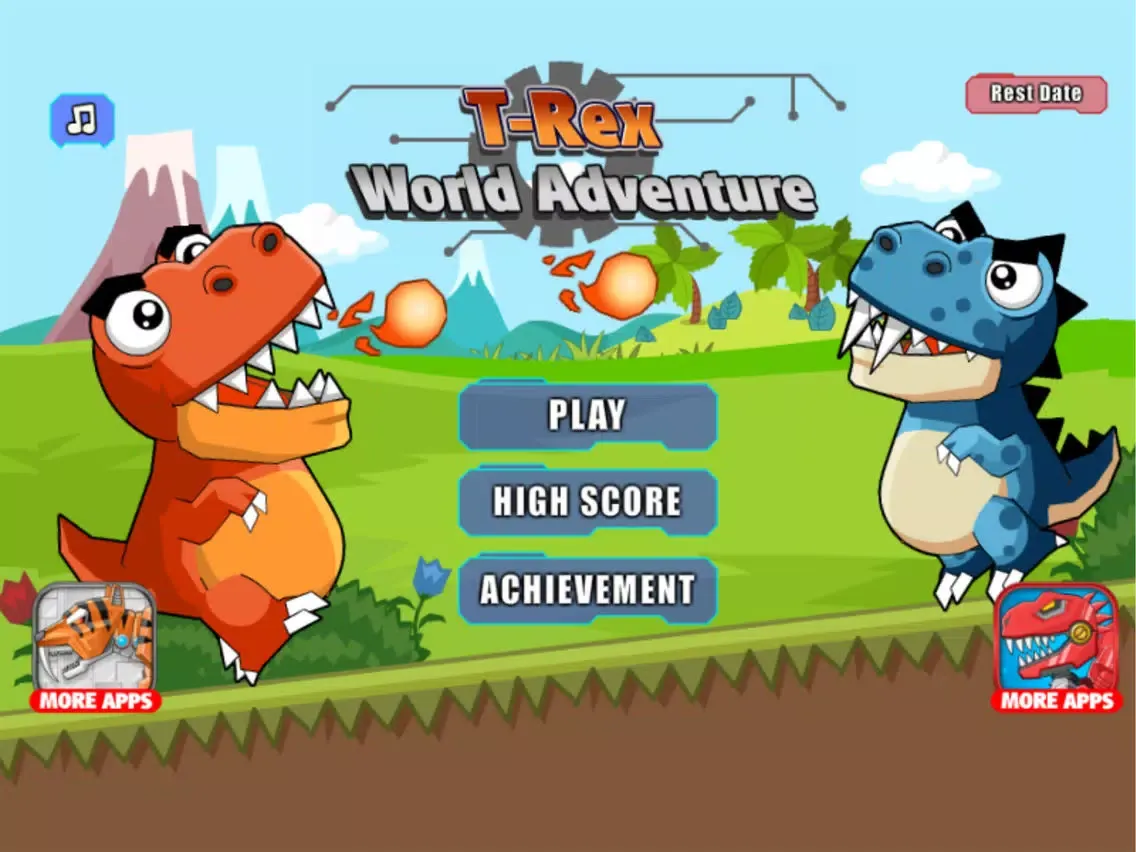 Tangkapan layar T-Rex World Adventure iPad 