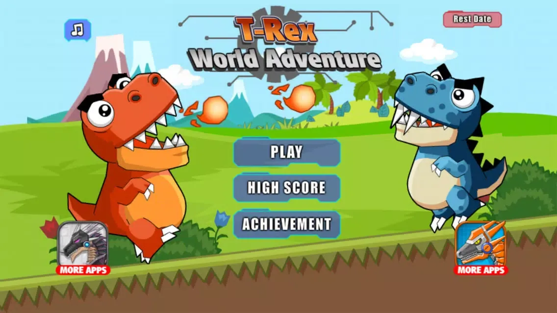 Tangkapan layar T-Rex World Adventure