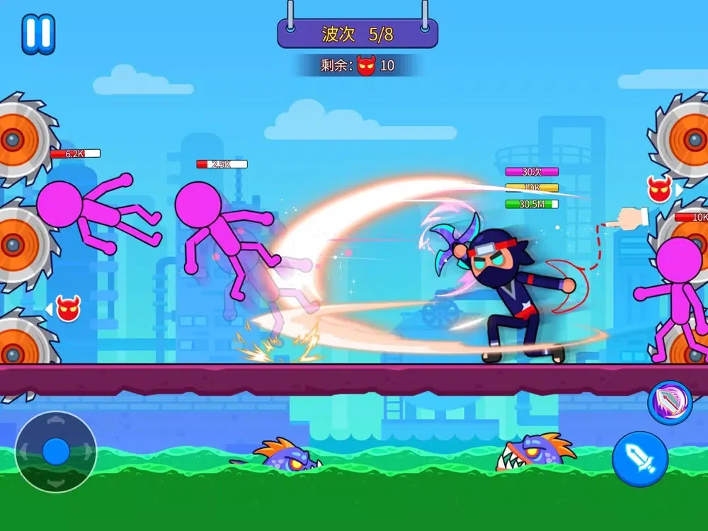 Capturas de pantalla de Stickman Scuffle iPad 