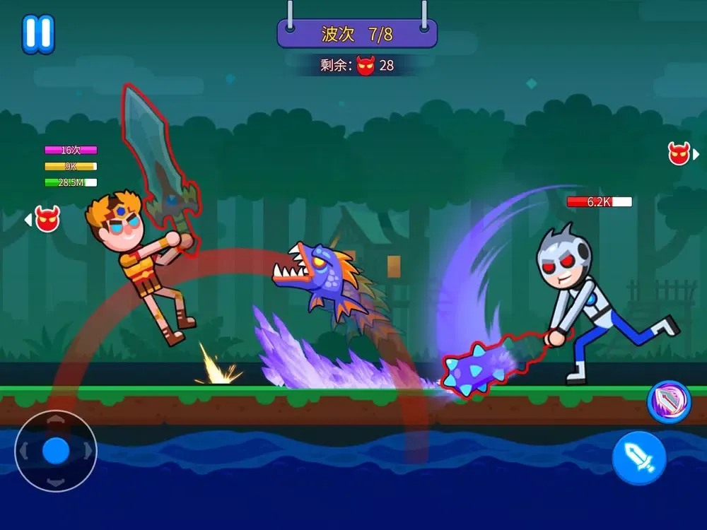 Capturas de pantalla de Stickman Scuffle iPad 