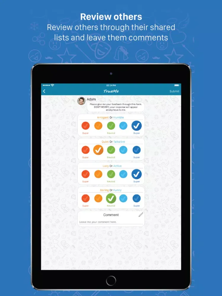 TrueMe - Discover yourself iPad  Ekran Görüntüleri