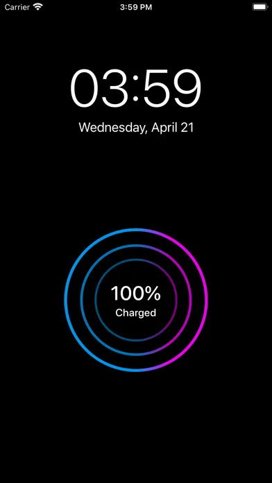 Tangkapan skrin Charging Animations