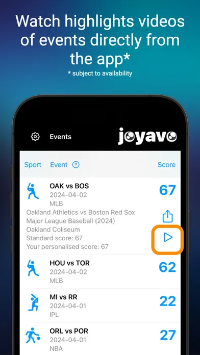 تصاویر joyavo: spoiler-free sports
