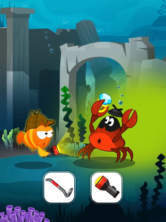 Captures d'écran de Fish Story: Save the Lover iPad 