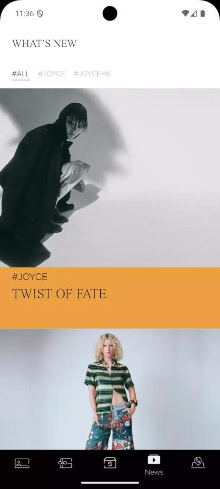 Capturas de tela do JOYCE Membership