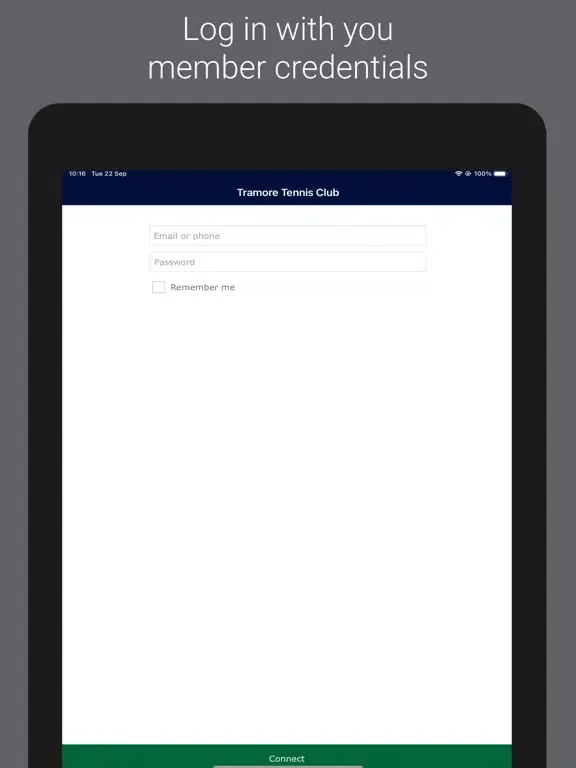 Capturas de pantalla de Tramore Tennis Club iPad 