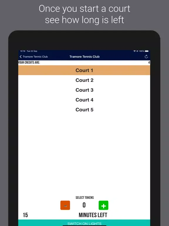 Capturas de pantalla de Tramore Tennis Club iPad 