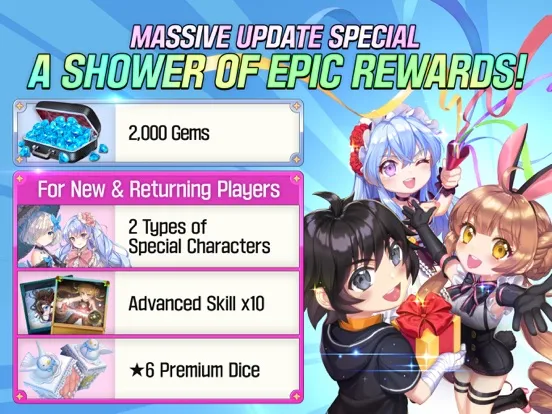 Game of Dice: Board&Card&Anime iPad  Screenshots