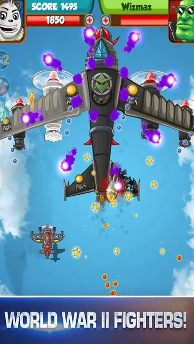 Captures d'écran de Arcade Shooter: Sky Fighting W