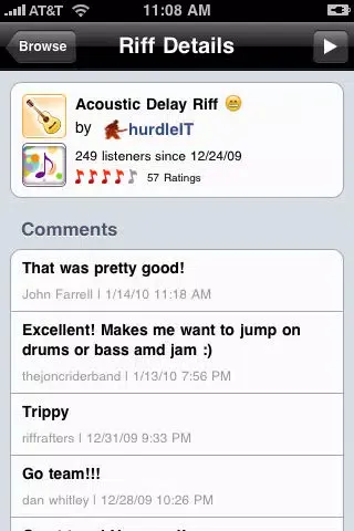 Capturas de pantalla de Riff Raters Lite