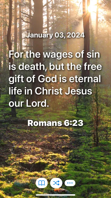 Capturas de tela do Daily Bible Verse + Devotional