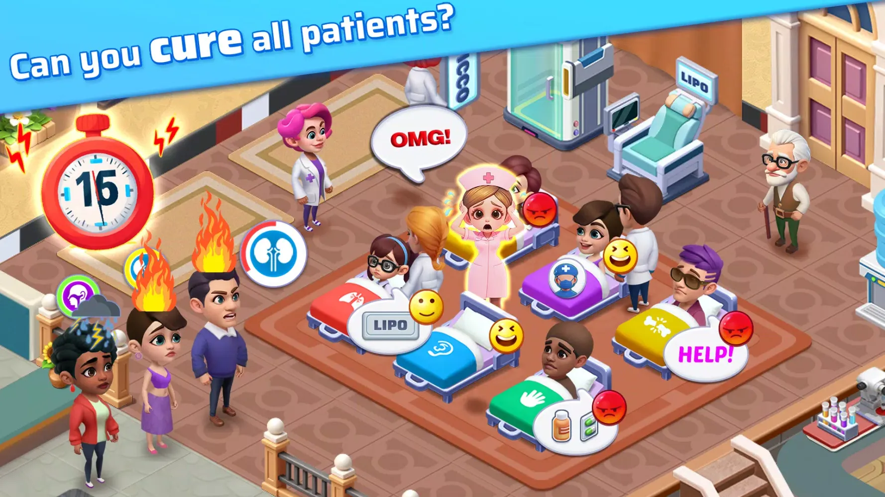 Capturas de tela do Drama Hospital