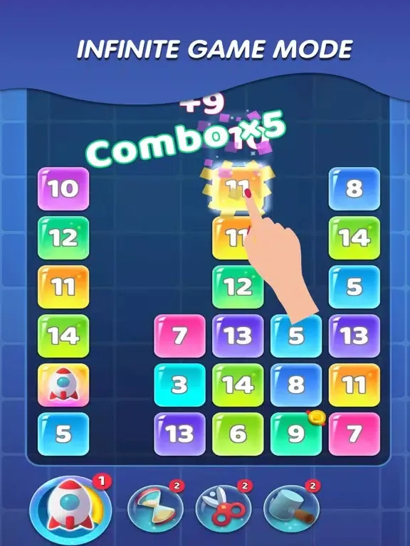 Merge Block Puzzle : Make 20 iPad  Screenshots