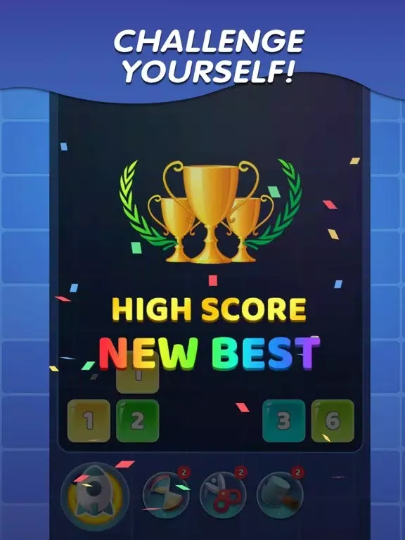 Merge Block Puzzle : Make 20 iPad  Screenshots
