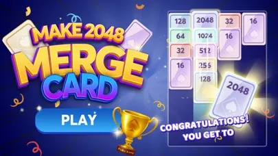 Tangkapan layar Merge Card: Make 2048