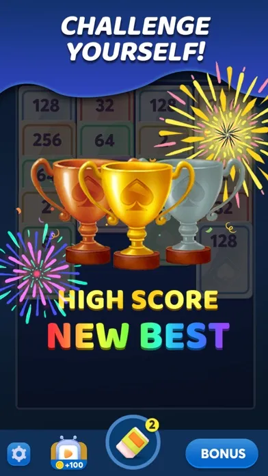 Tangkapan layar Merge Card: Make 2048