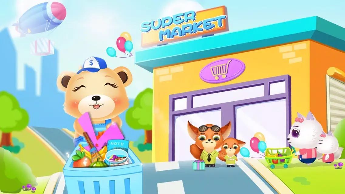 Bear's Happy Supermarket 스크린샷