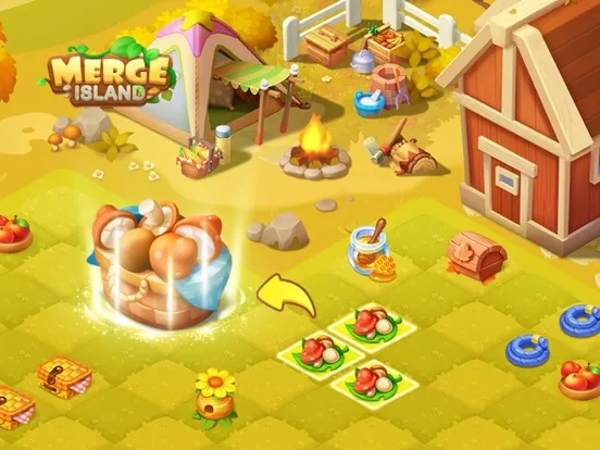 Zrzuty ekranu Merge Island : Match 3 Puzzle iPad 