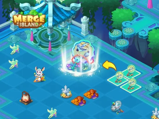 Zrzuty ekranu Merge Island : Match 3 Puzzle iPad 