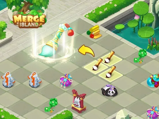 Zrzuty ekranu Merge Island : Match 3 Puzzle iPad 