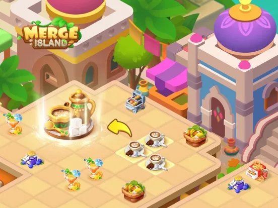 Zrzuty ekranu Merge Island : Match 3 Puzzle iPad 