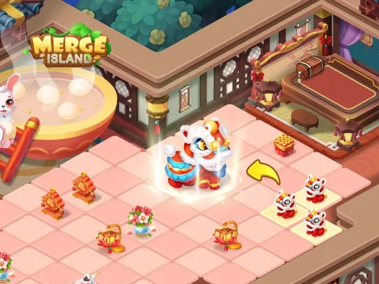 Zrzuty ekranu Merge Island : Match 3 Puzzle iPad 