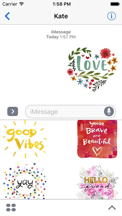 Скриншоты Kathy Davis Sticker Pack