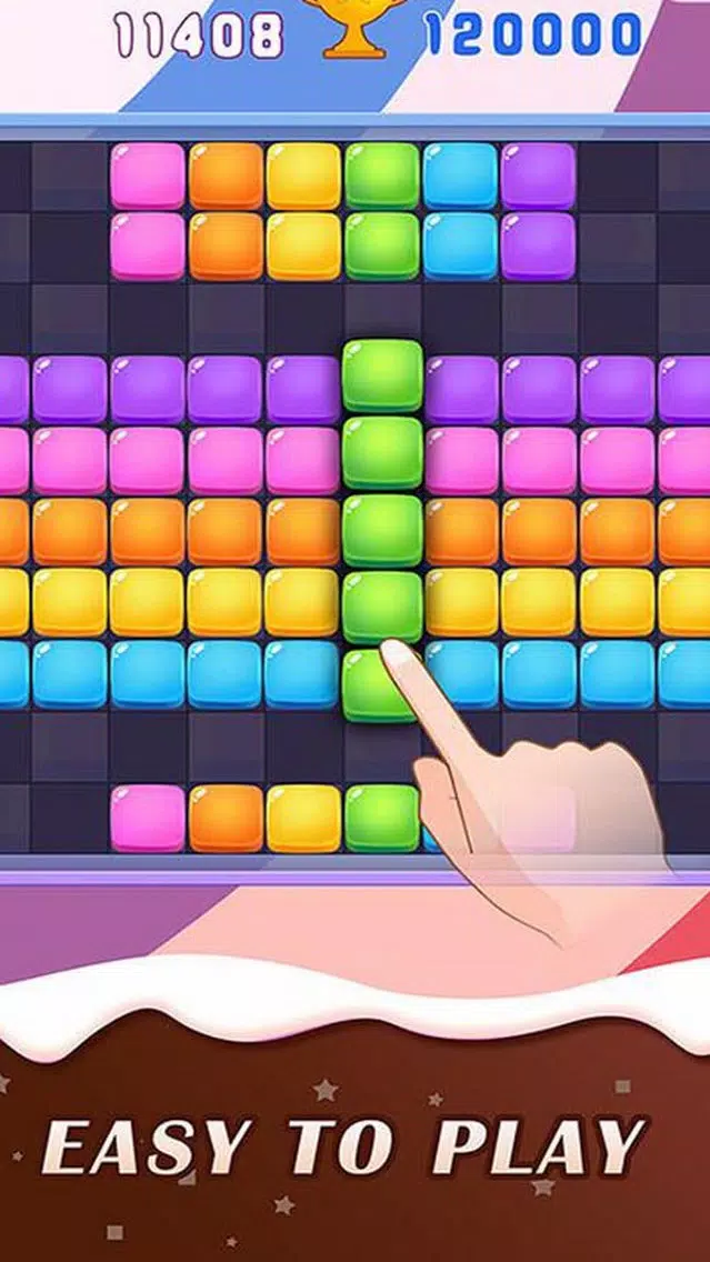Capturas de tela do Sweet Jelly Block Game
